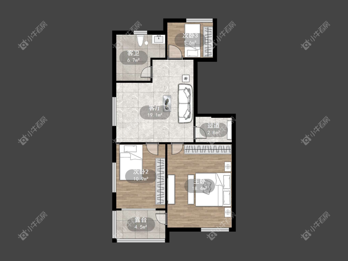 镇江伯威商城别墅在售二手房源户型图_小牛看房