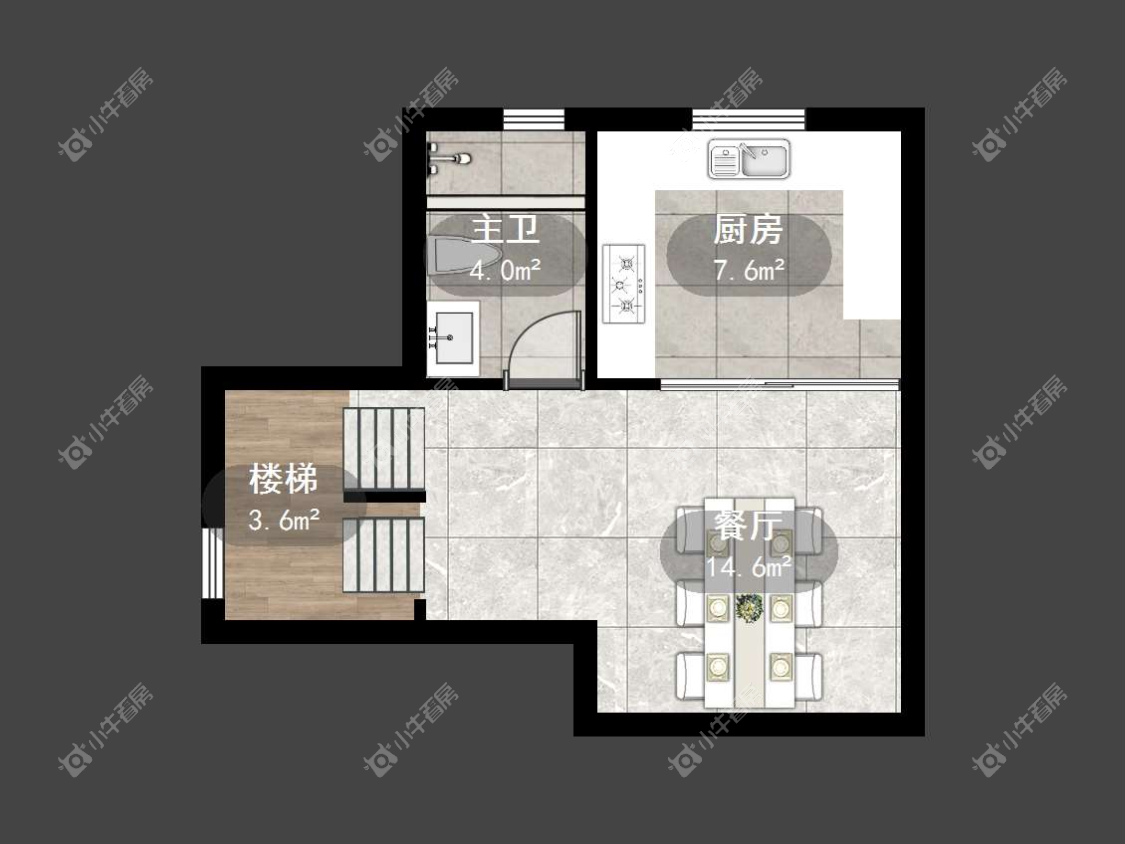 镇江天波城别墅区在售二手房源户型图_小牛看房