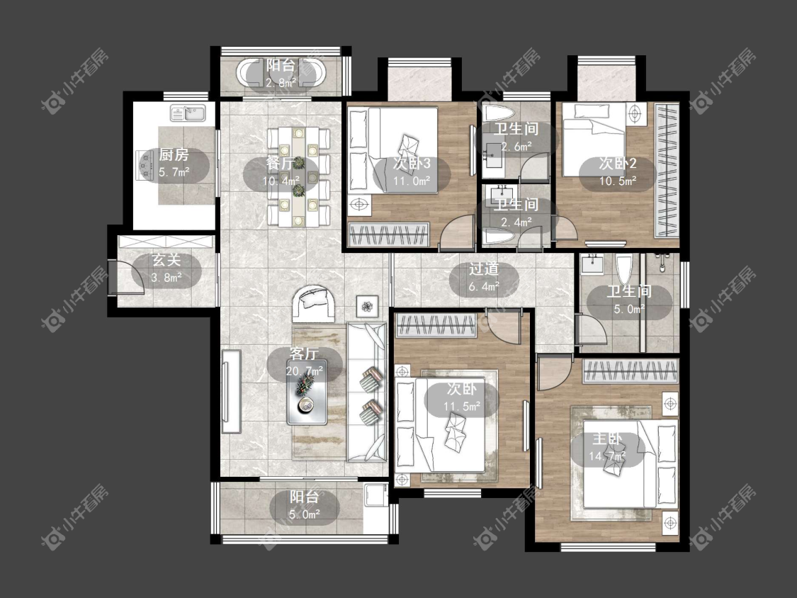 镇江大亚第一城在售二手房源户型图_小牛看房