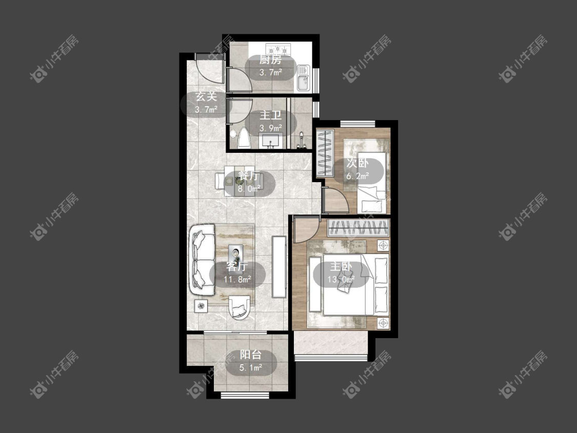 镇江上善雅苑在售二手房源户型图_小牛看房