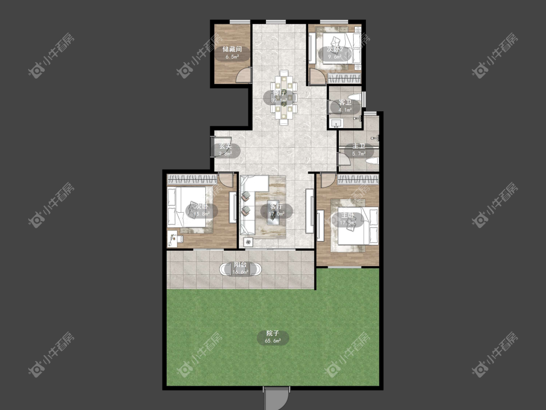 镇江天怡紫宸在售二手房源户型图_小牛看房