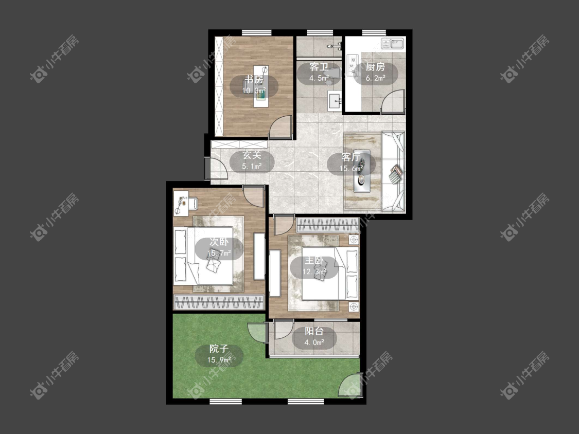 镇江凤凰新村在售二手房源户型图_小牛看房