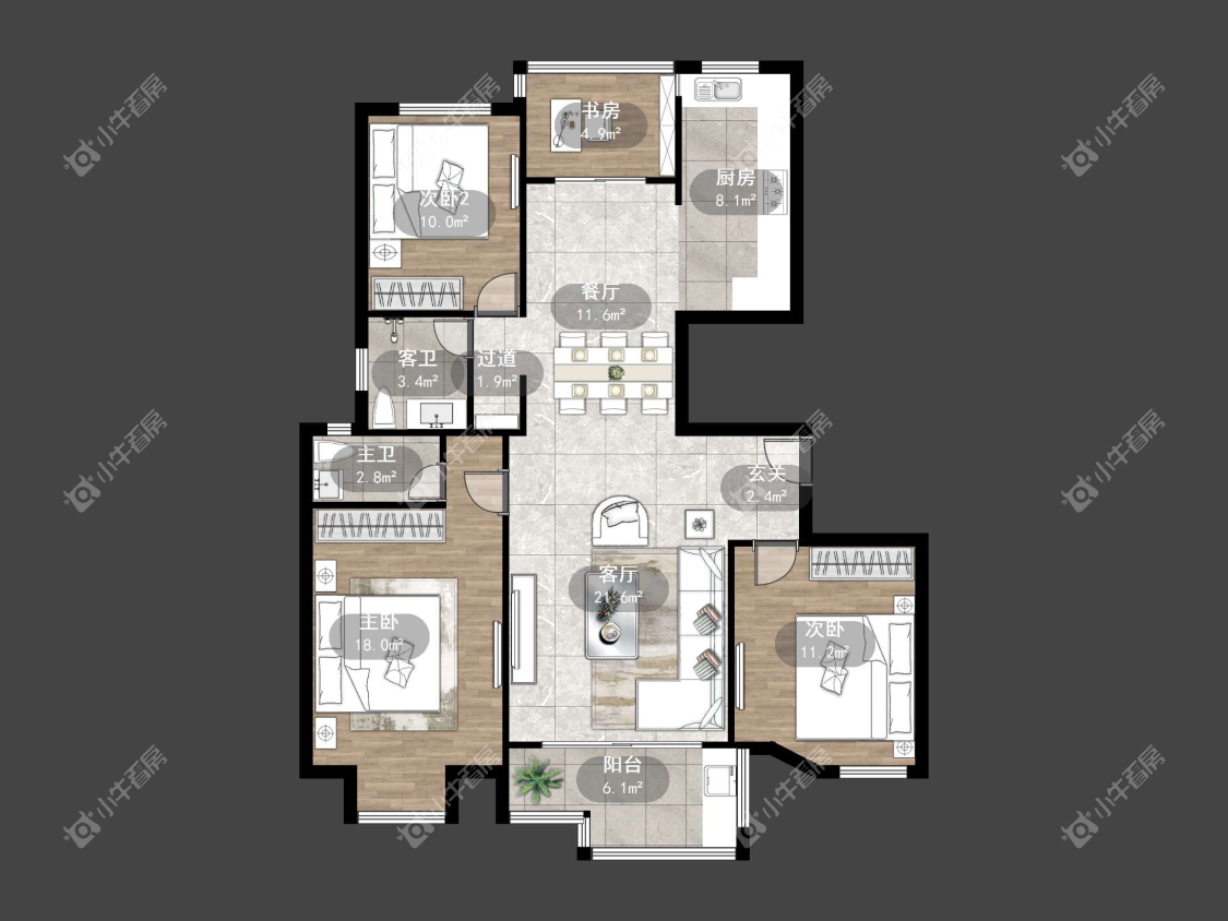 镇江锦轩华庭在售二手房源_小牛看房