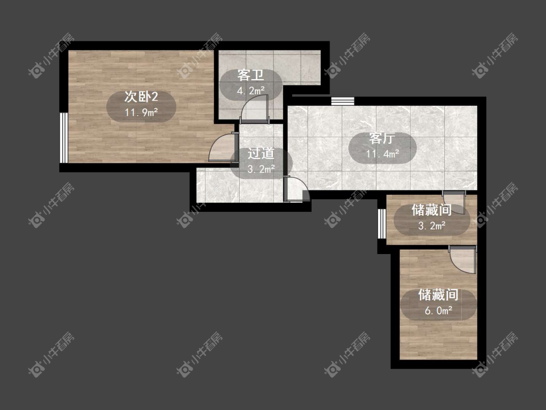 镇江恒大名都一期在售二手房源户型图_小牛看房