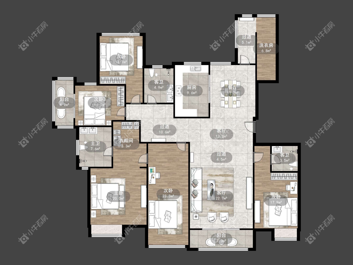 镇江嘉源首府在售二手房源户型图_小牛看房