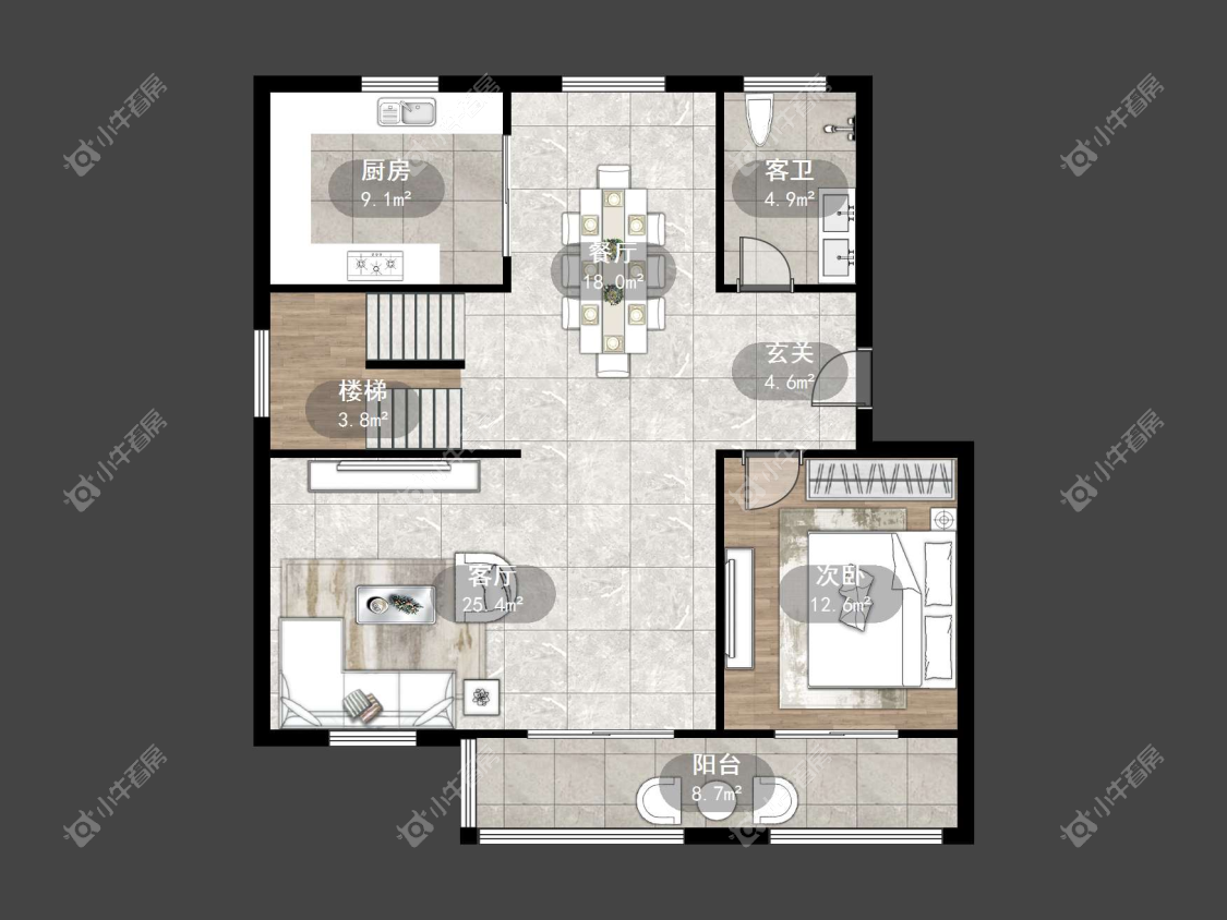 镇江新家园在售二手房源户型图_小牛看房