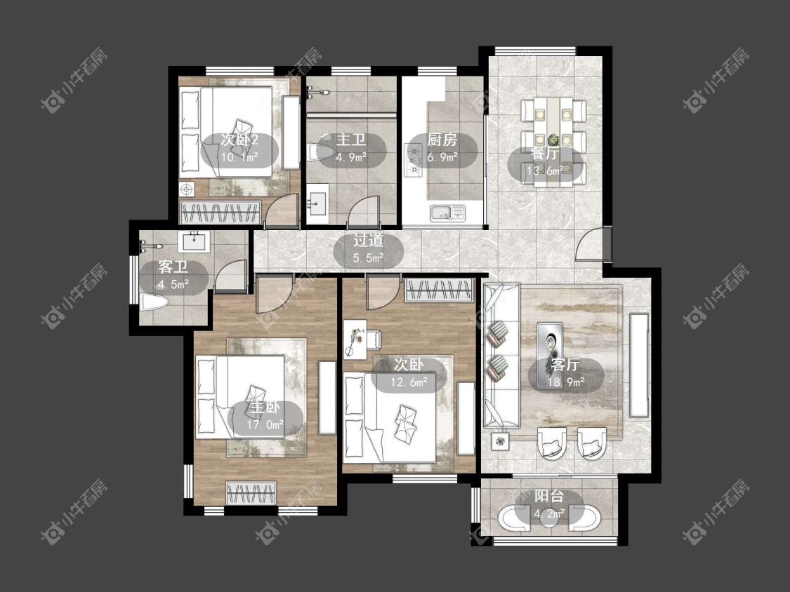 镇江缇香花园二期在售二手房源户型图_小牛看房