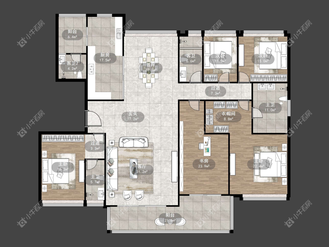 镇江凤熹台在售二手房源户型图_小牛看房
