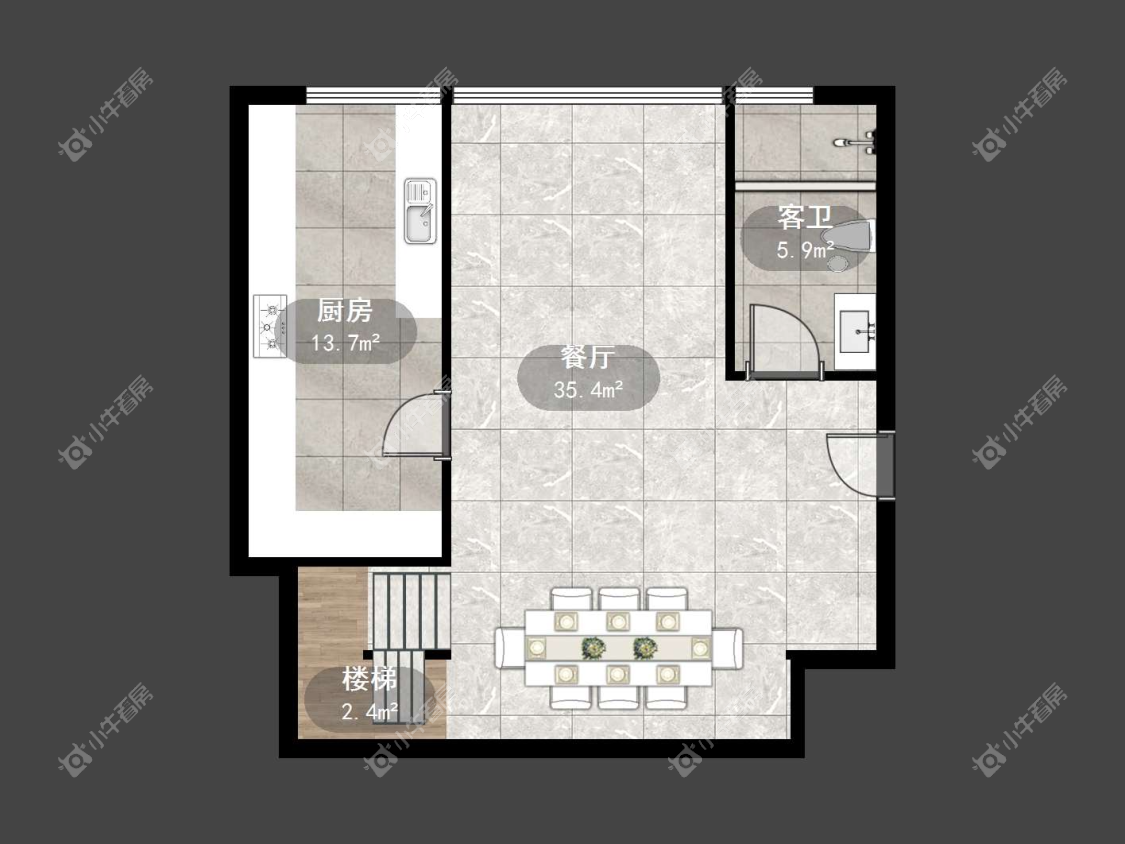 镇江江南人家在售二手房源户型图_小牛看房
