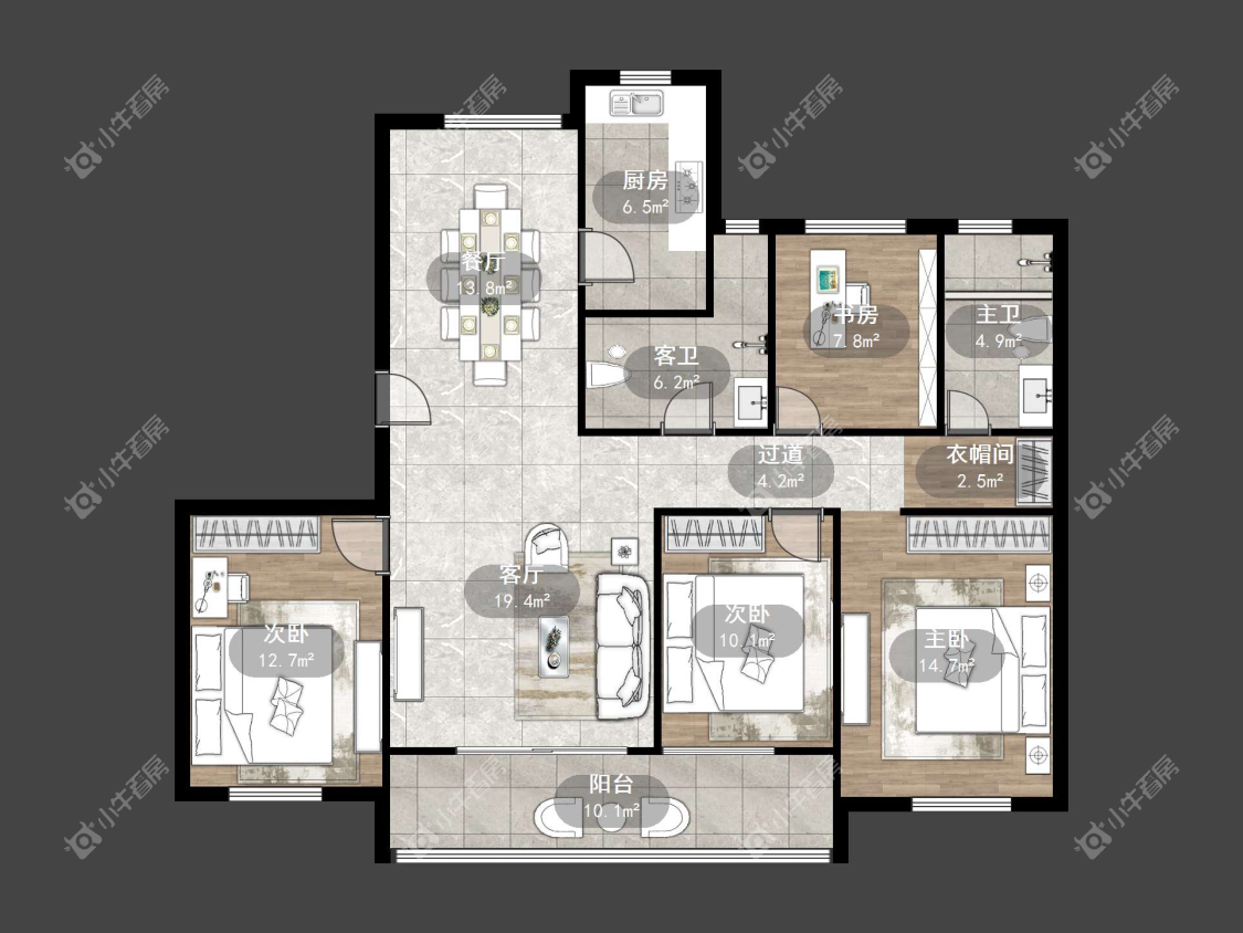 镇江爱家尚城在售二手房源户型图_小牛看房