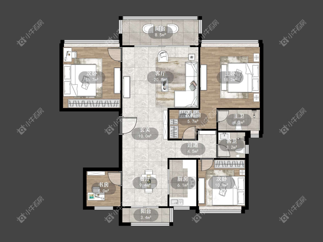 镇江碧桂园樾府在售二手房源户型图_小牛看房