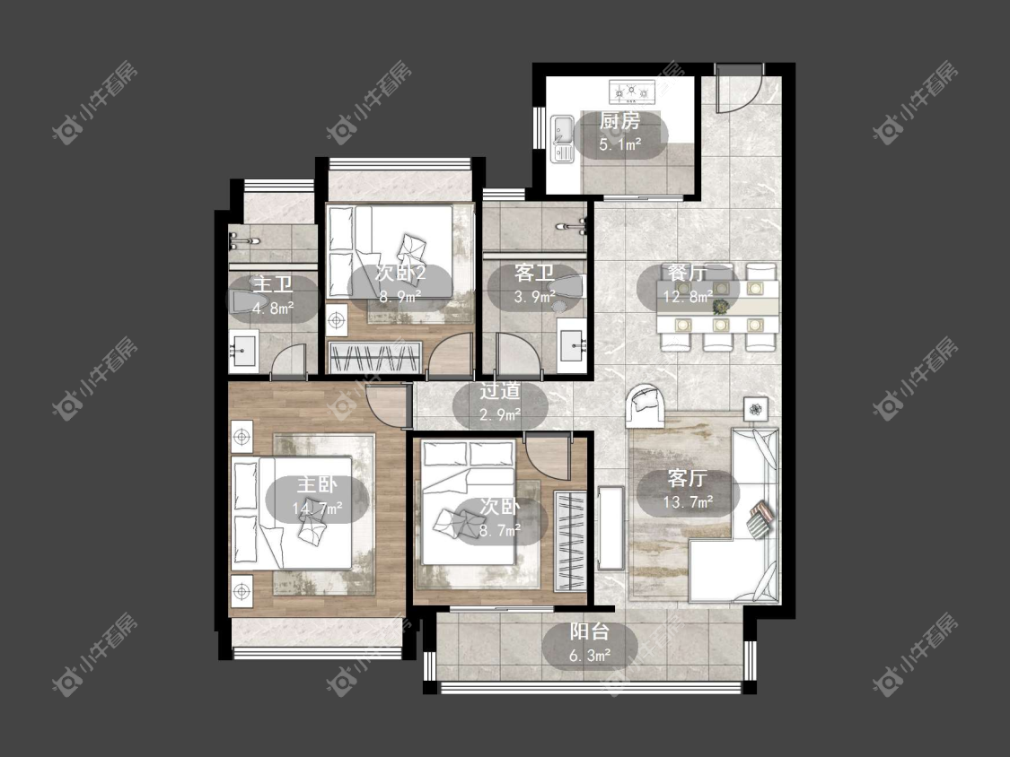 镇江碧桂园樾府在售二手房源_小牛看房