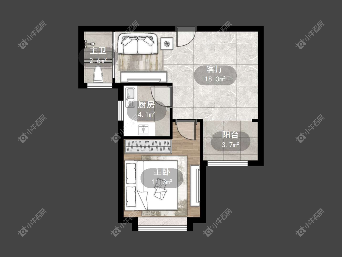 镇江粤港臻园在售二手房源户型图_小牛看房