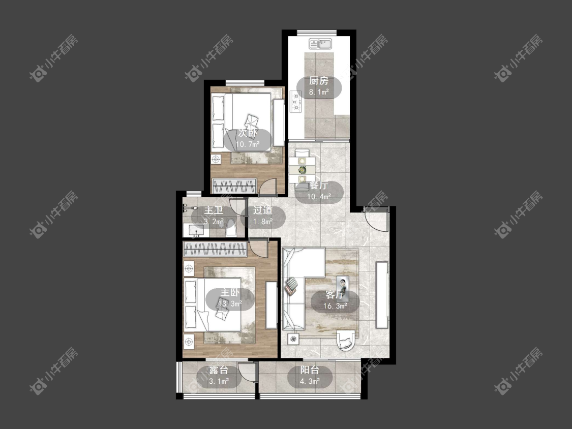 镇江迎宾花园（丹阳）在售二手房源户型图_小牛看房
