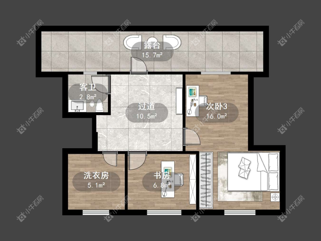 镇江幸福三区在售二手房源户型图_小牛看房
