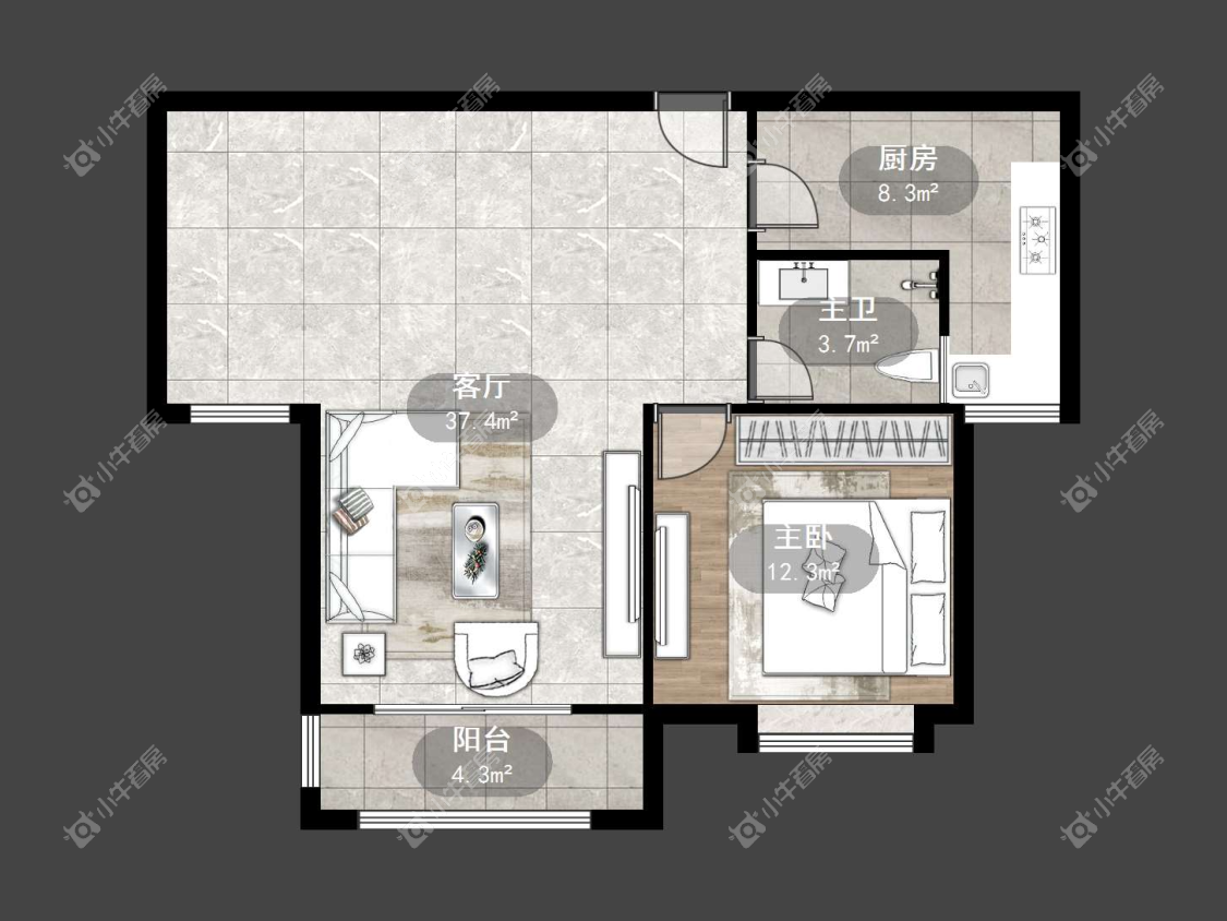 镇江天悦名城在售二手房源户型图_小牛看房