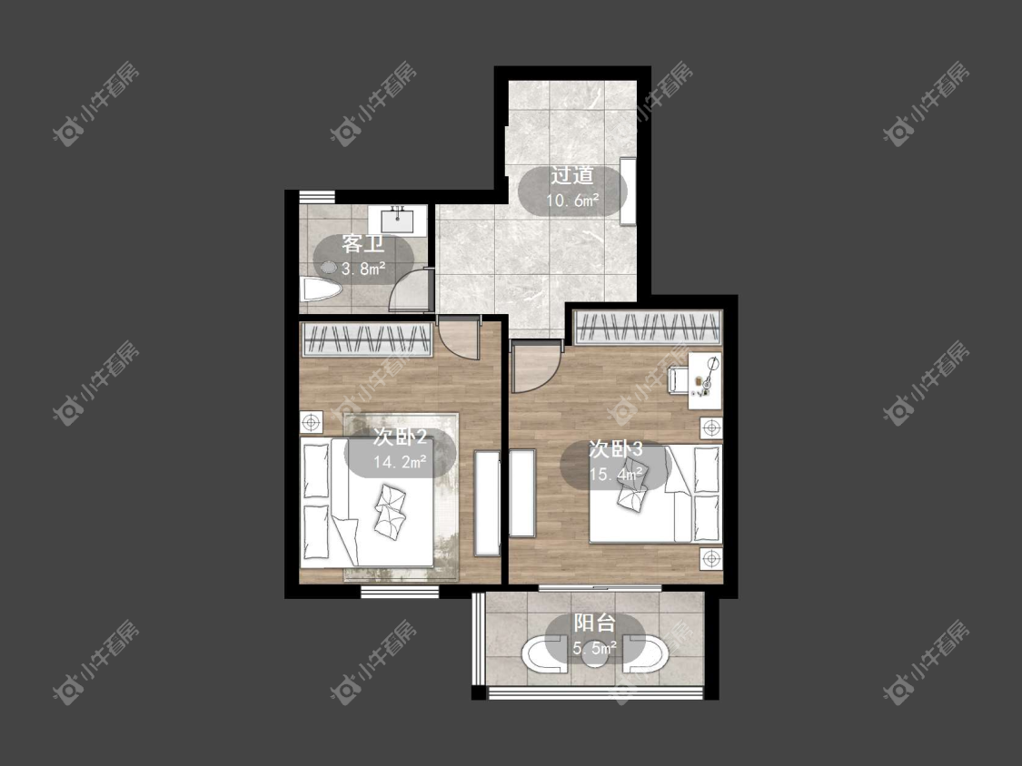 镇江江南人家在售二手房源户型图_小牛看房