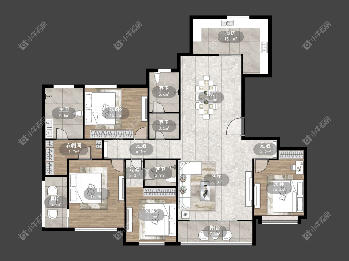 镇江大亚第一城在售二手房源户型图_小牛看房