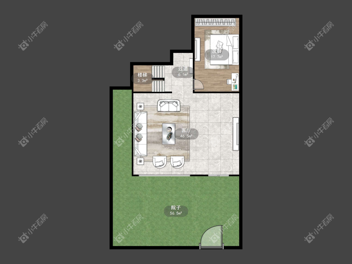 镇江天波城别墅区在售二手房源户型图_小牛看房