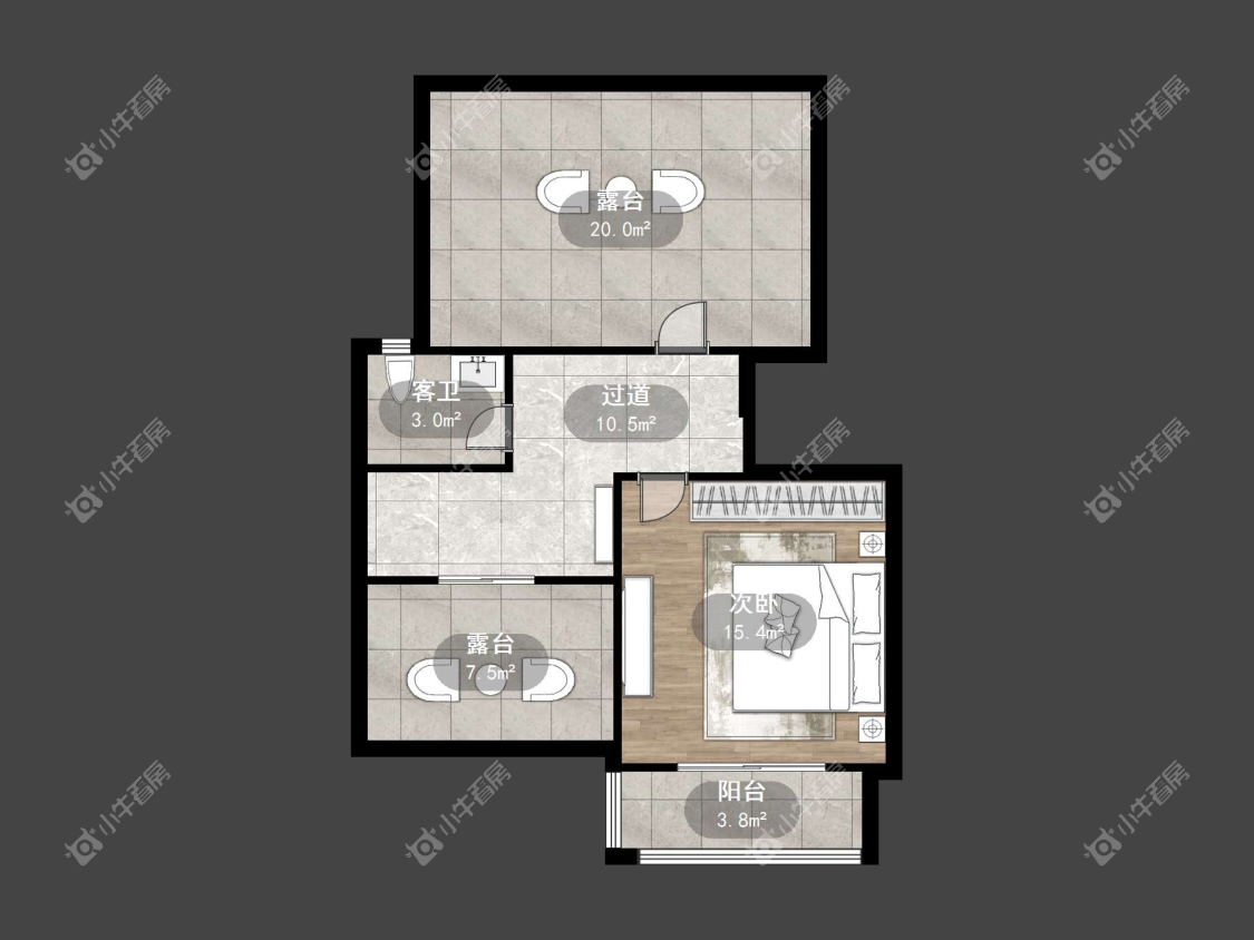 镇江凰嘉花苑在售二手房源户型图_小牛看房