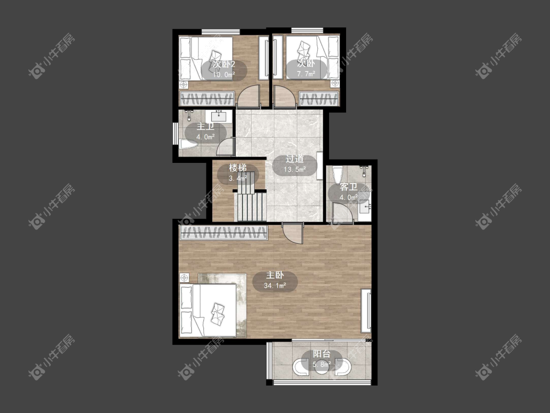 镇江金谷小区在售二手房源户型图_小牛看房