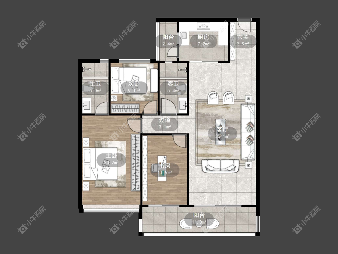 镇江凤熹台在售二手房源户型图_小牛看房