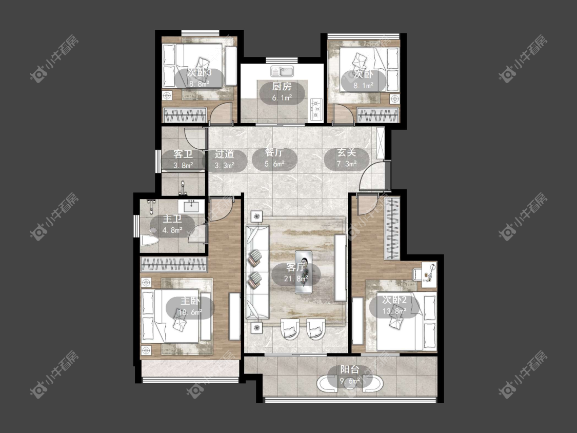镇江荣城国际（藏龙御景）在售二手房源户型图_小牛看房