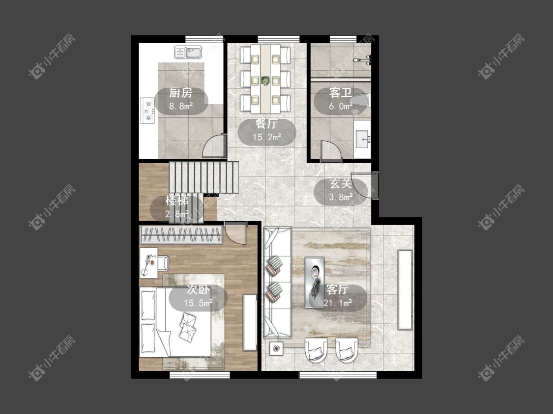 镇江新世纪花园（丹阳）在售二手房源户型图_小牛看房