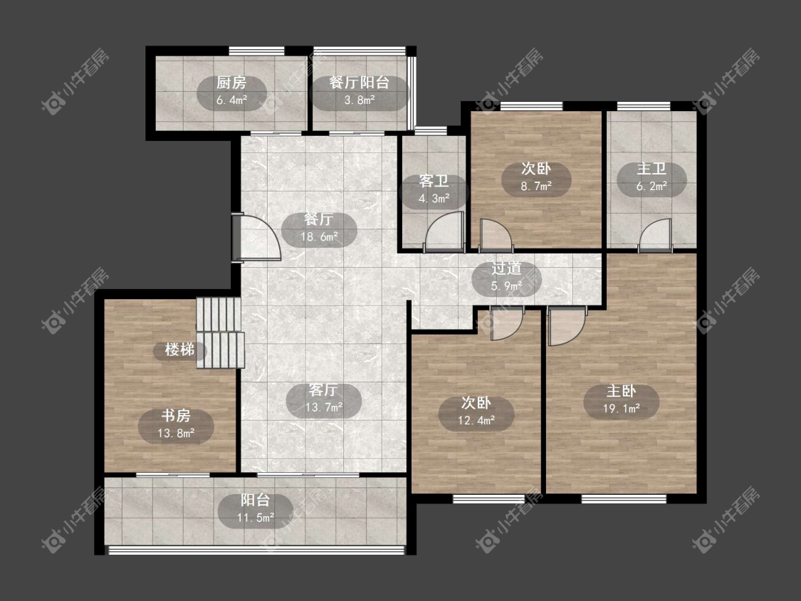 镇江中南熙悦城中南二期在售二手房源户型图_小牛看房