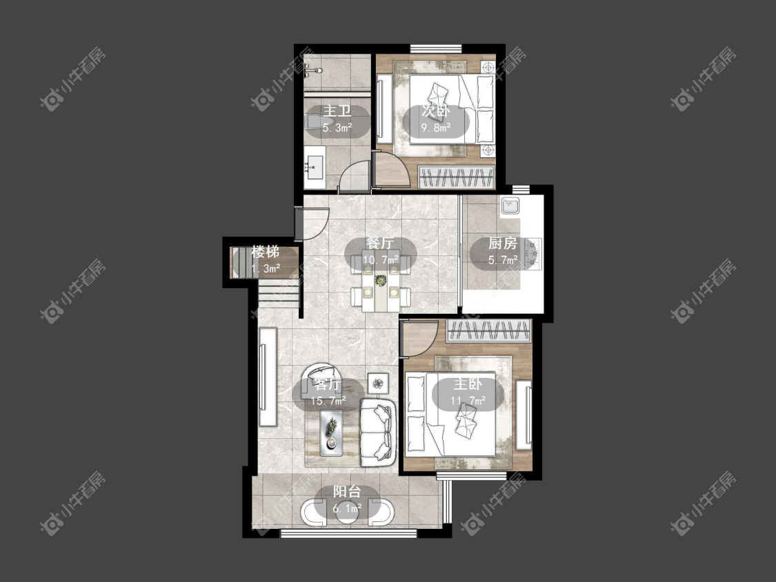 镇江锦江花园在售二手房源户型图_小牛看房