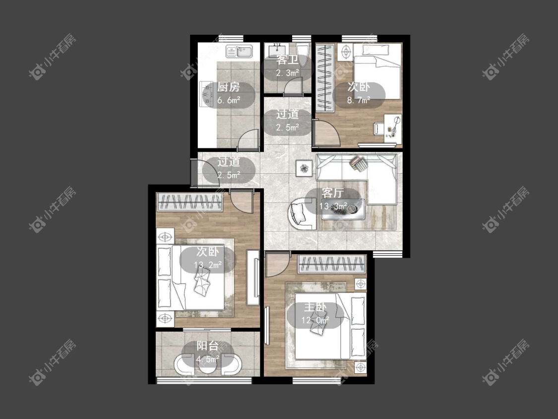 镇江万善园在售二手房源户型图_小牛看房