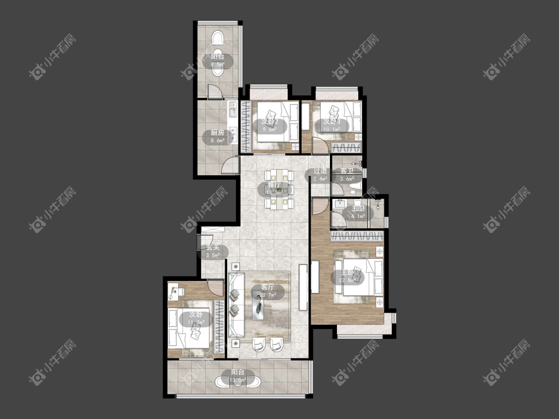 镇江碧桂园在售二手房源户型图_小牛看房