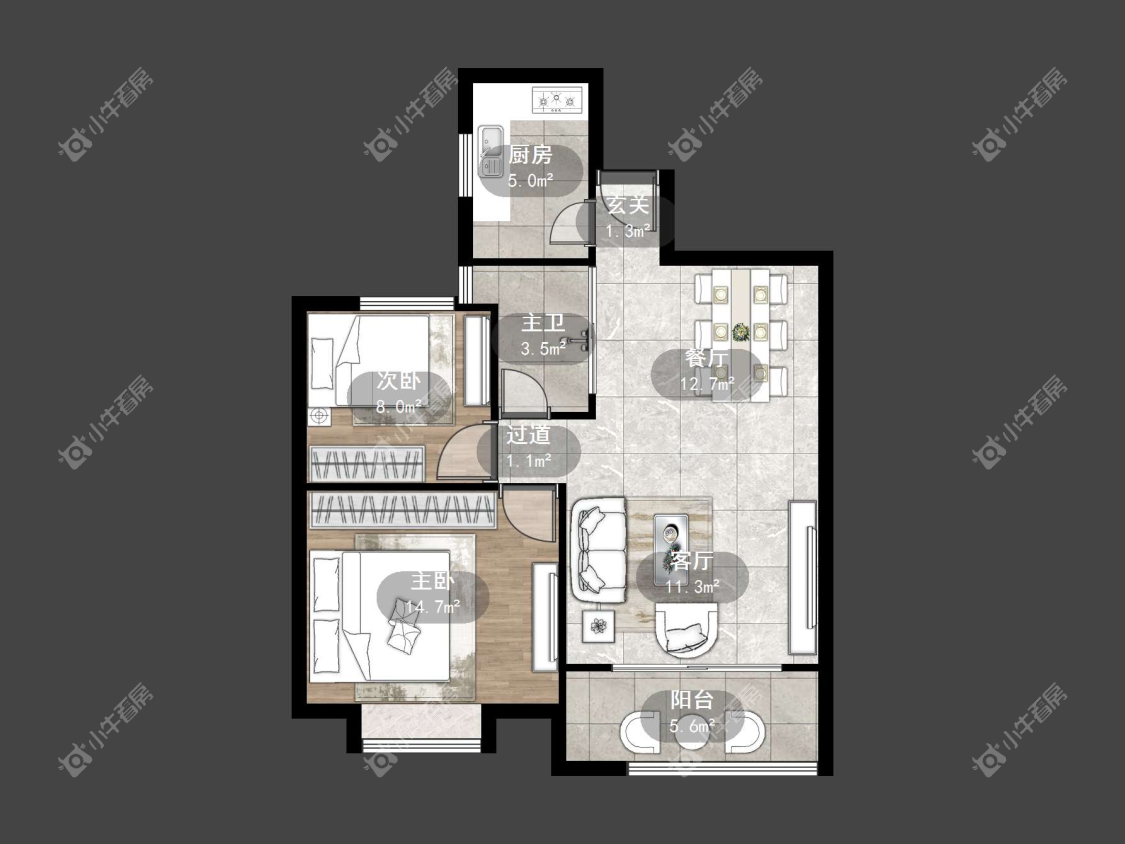 镇江大亚第一城在售二手房源户型图_小牛看房