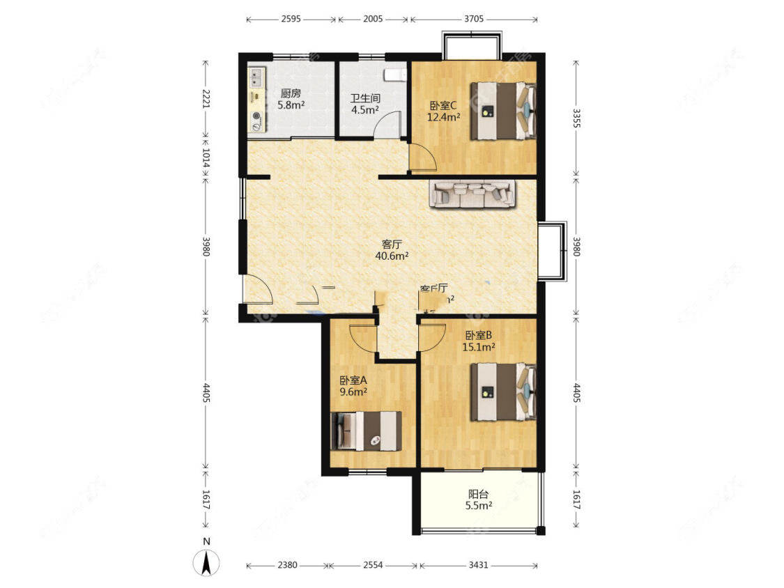 镇江金鼎城市花园在售二手房源_小牛看房