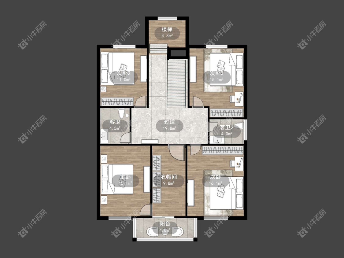 镇江江南嘉园在售二手房源户型图_小牛看房