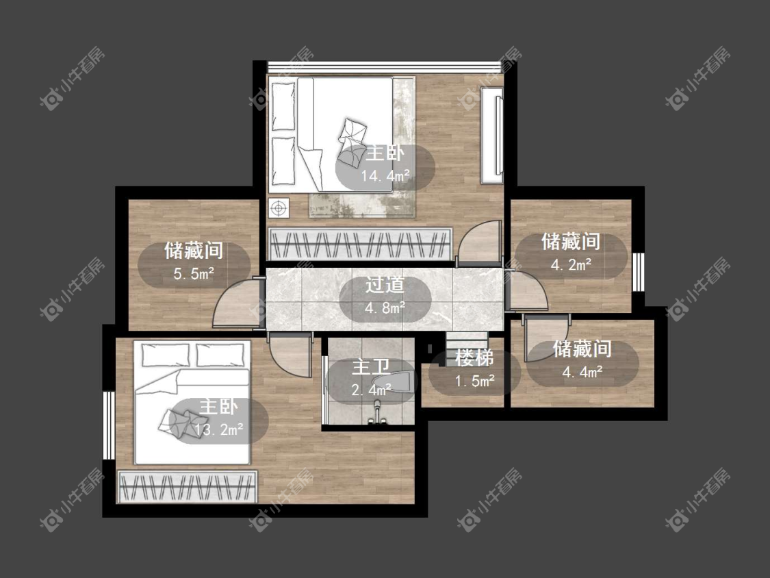 镇江凤翔花园在售二手房源户型图_小牛看房