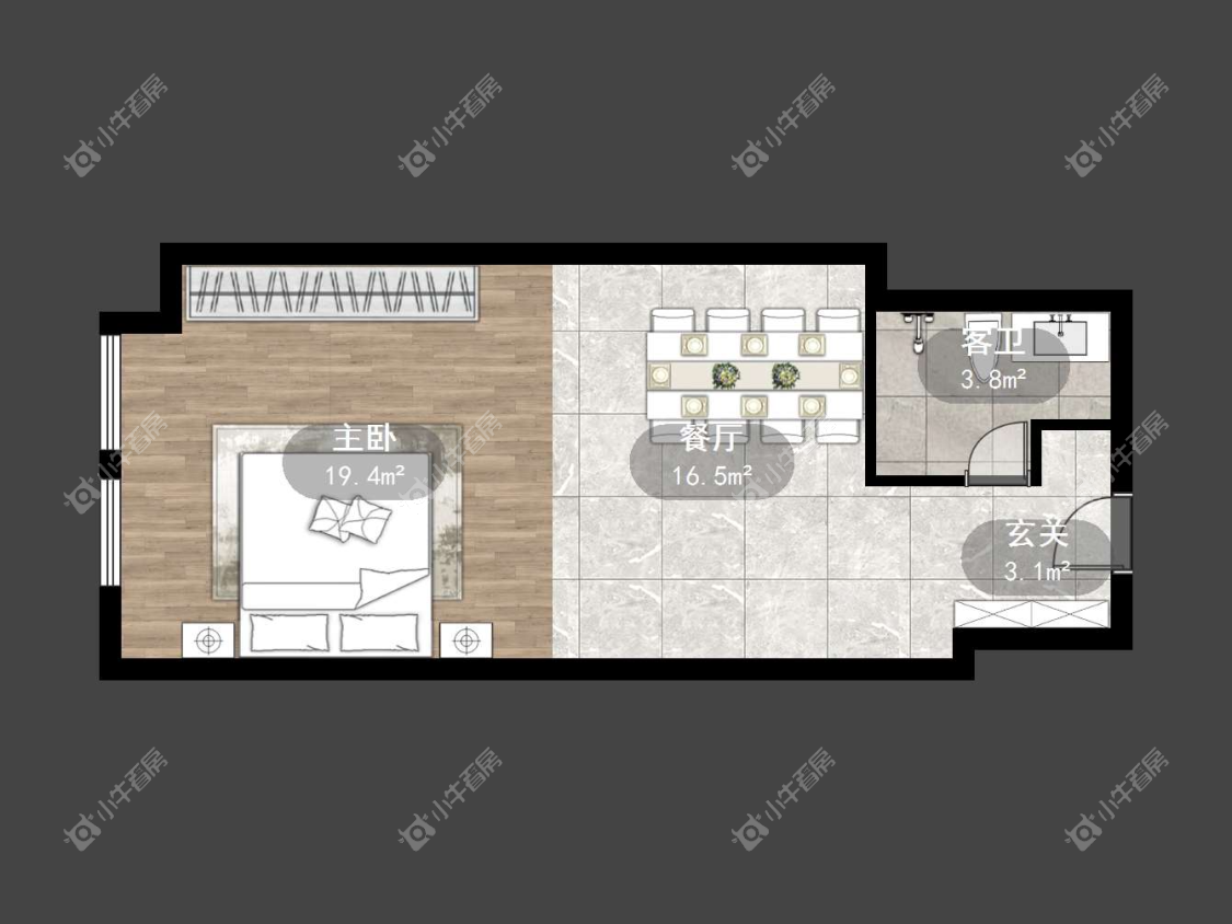 镇江华都锦城在售二手房源户型图_小牛看房