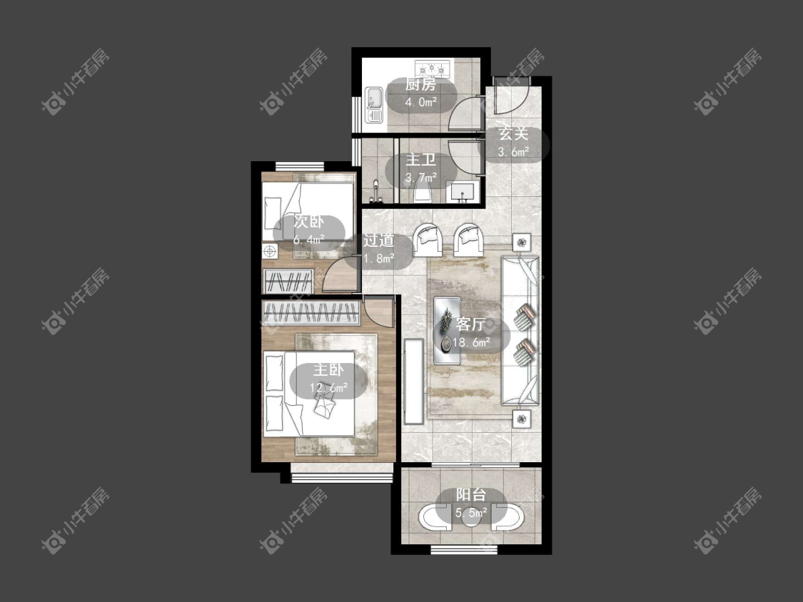 镇江上善雅苑在售二手房源户型图_小牛看房