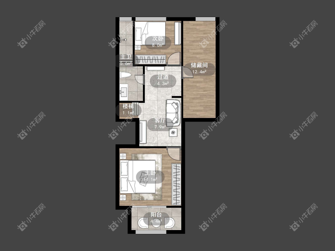 镇江御珑湾商业楼在售二手房源户型图_小牛看房