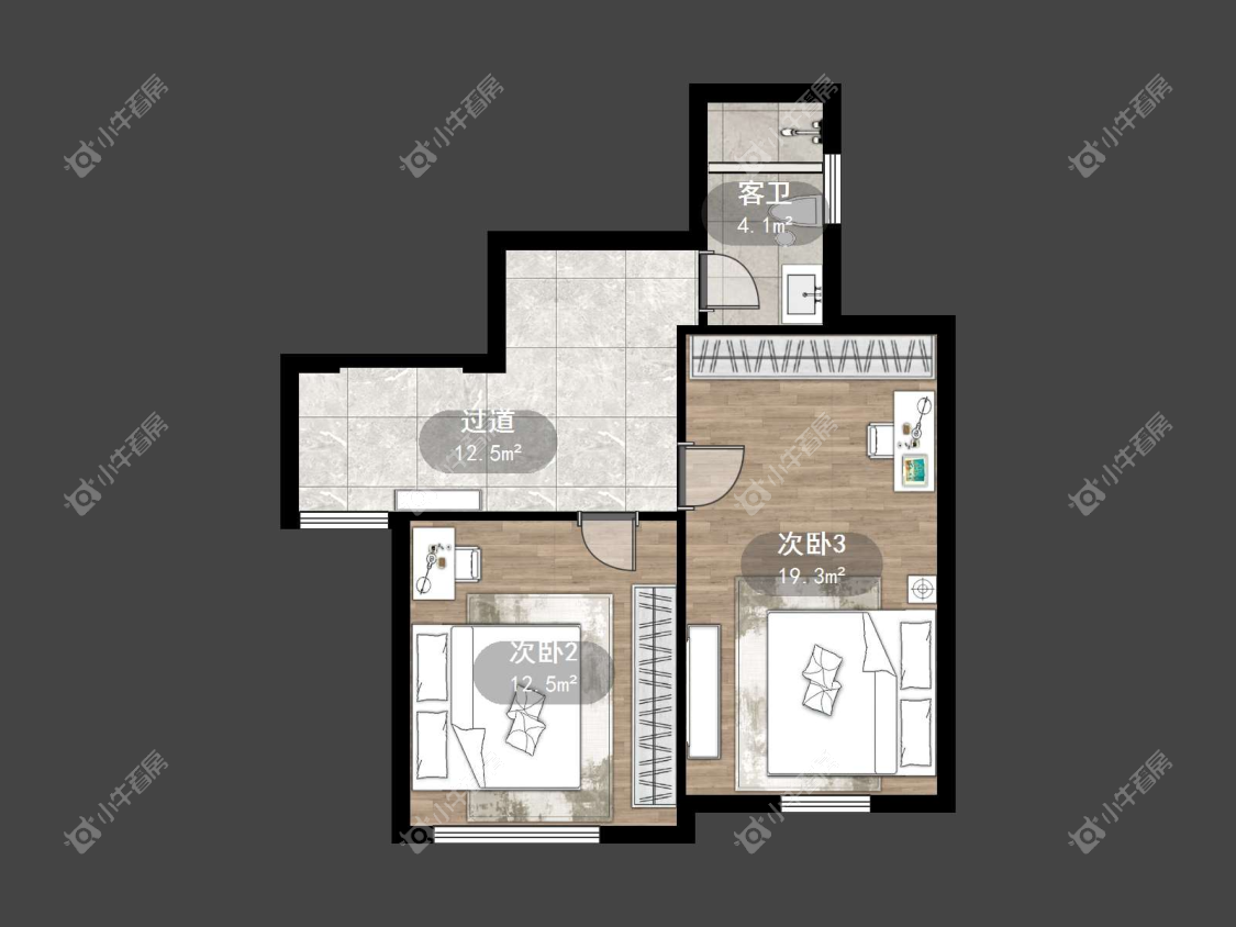 镇江欧洲城在售二手房源户型图_小牛看房