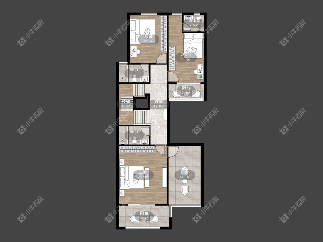 镇江凤凰郡在售二手房源户型图_小牛看房