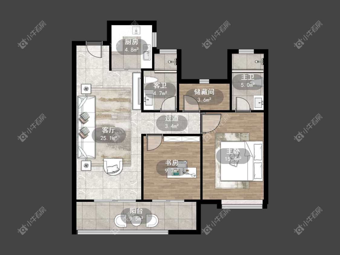 镇江金茂国际社区在售二手房源_小牛看房