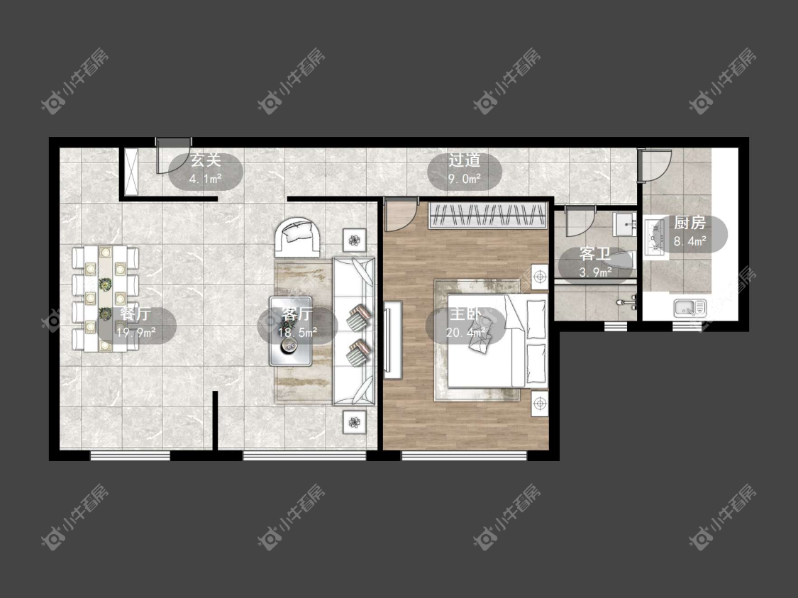 镇江景阳花园（丹阳）在售二手房源户型图_小牛看房