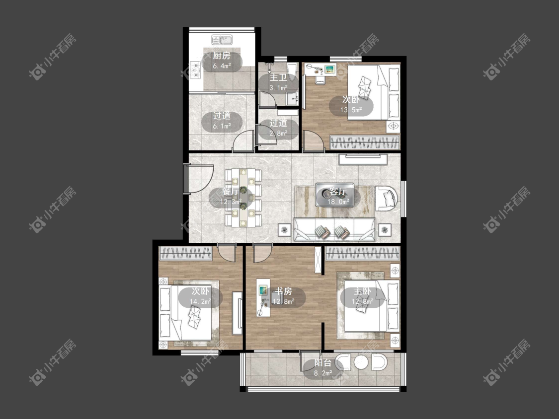 镇江玉泉小区在售二手房源户型图_小牛看房