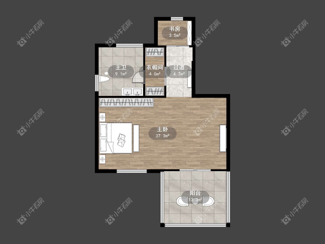 镇江吾悦华府（丹阳）在售二手房源户型图_小牛看房
