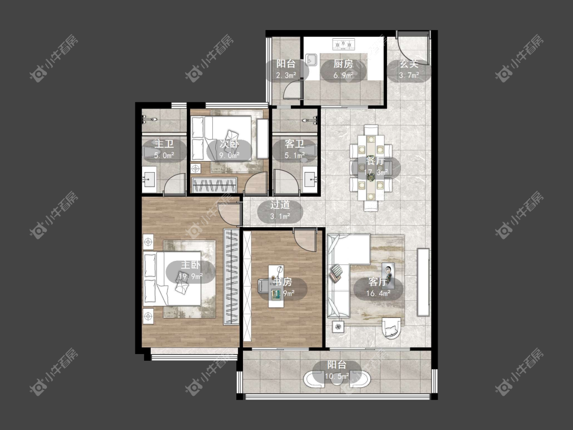 镇江凤熹台在售二手房源户型图_小牛看房