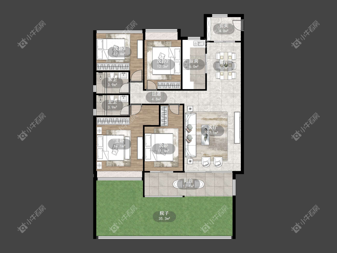 镇江凤熹台在售二手房源户型图_小牛看房