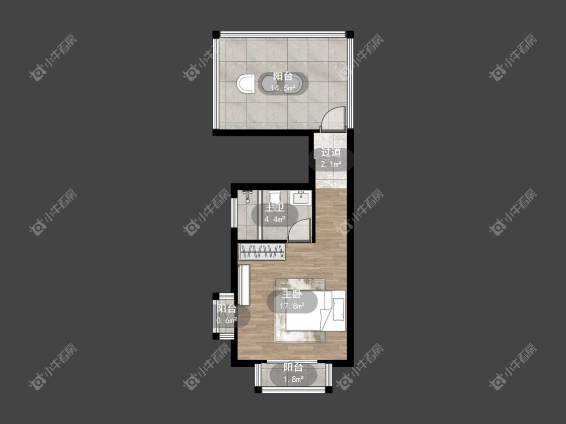镇江天悦名城在售二手房源户型图_小牛看房