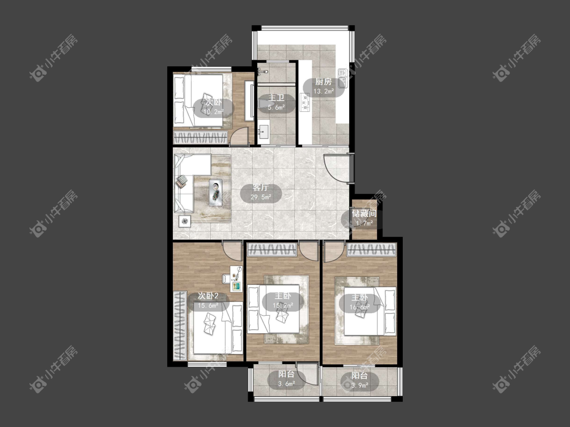 镇江曲园小区在售二手房源户型图_小牛看房