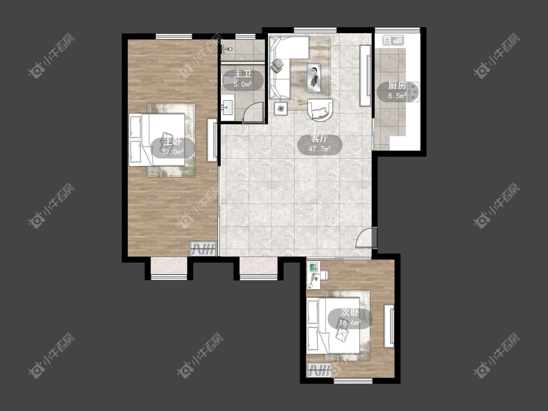 镇江锦都佳苑在售二手房源户型图_小牛看房